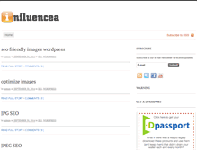 Tablet Screenshot of influencea.com